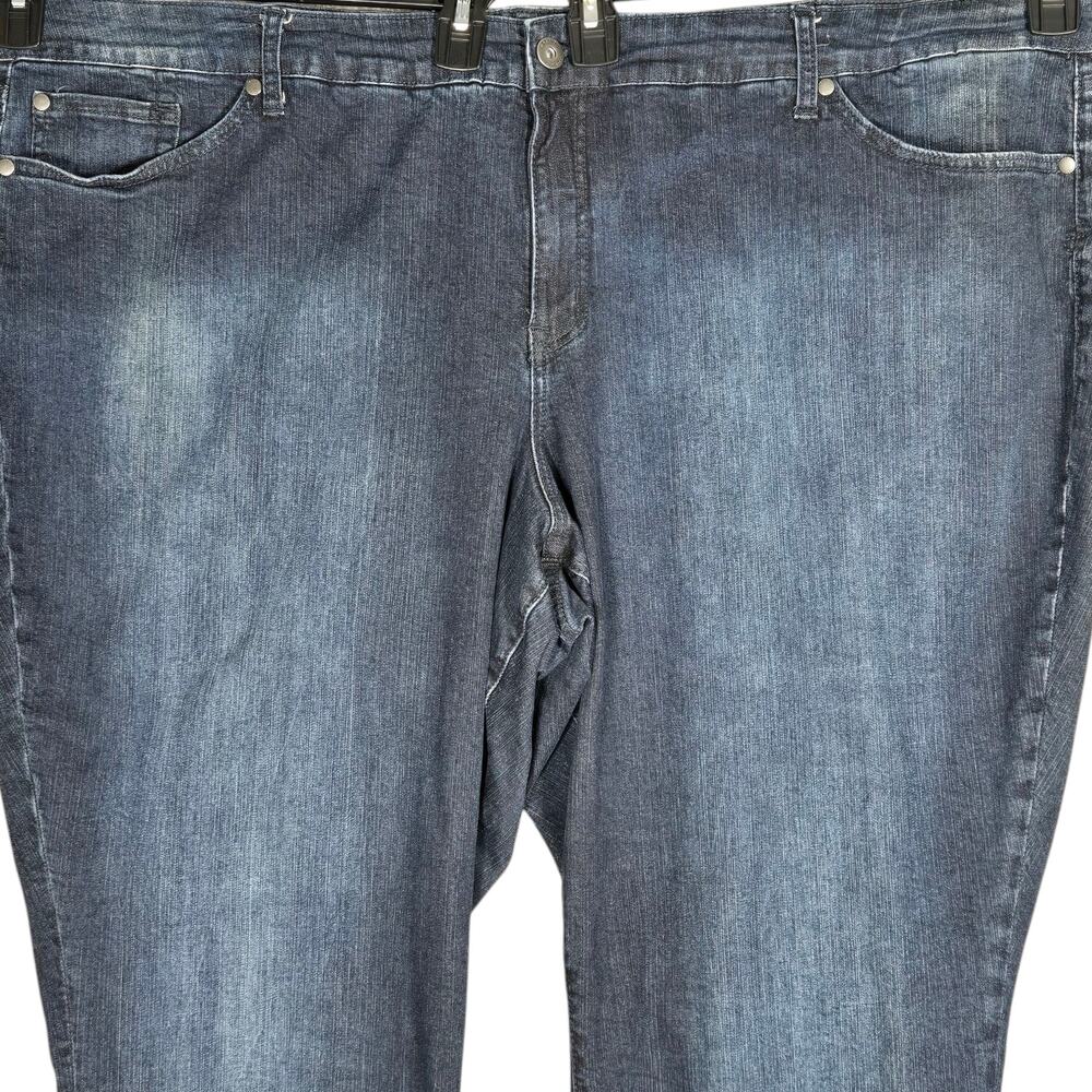 Torrid Denim Jeans 30 Plus Classic Skinny Vintage‎ Stretch Dark Wash Mid Rise - Picture 2 of 11